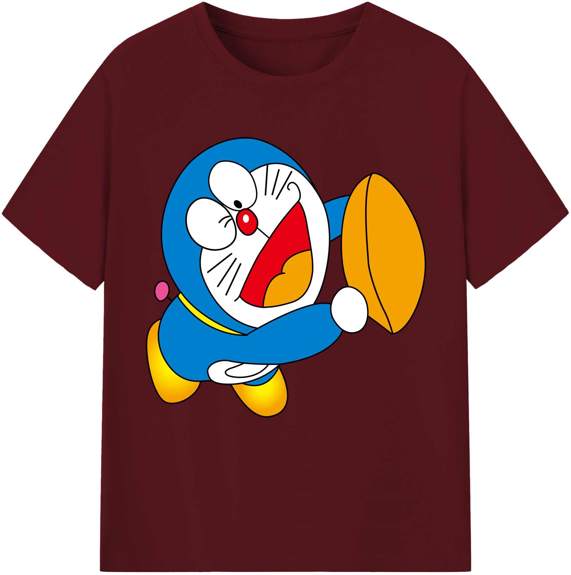 （画像用） ドラえもん Doraemon 綿100％半袖Tシャツ（フロントプリント）